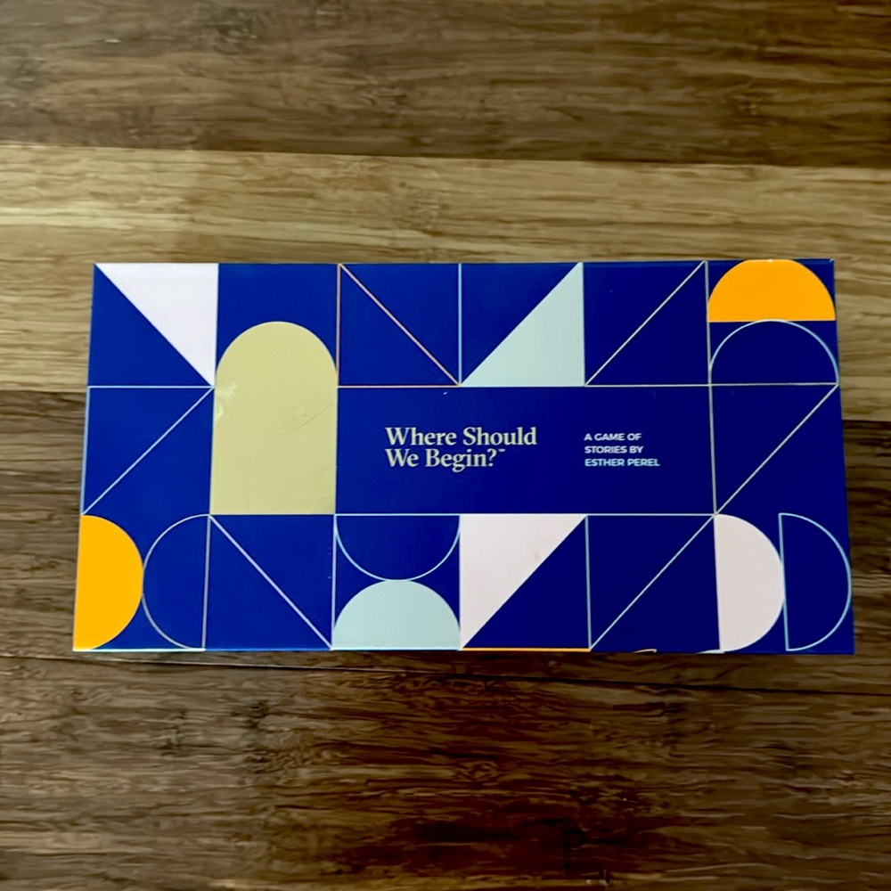 Where Should We Begin? Board Game – Blue & Yellow Edition